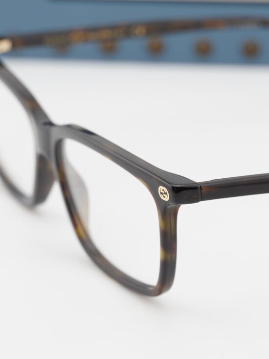 Gucci GG0094O 002 Rectangle Eyeglasses 52mm – Havana main image 4